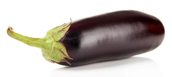 Färska aubergine isolerad på vit — Stockfoto