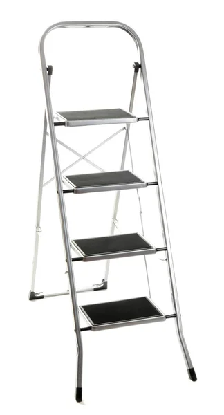 Metalen ladder geïsoleerd op wit — Stockfoto