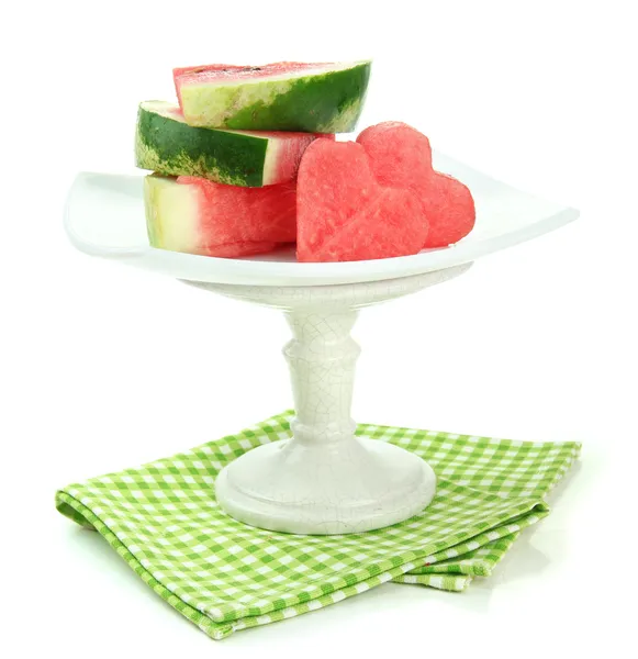 Čerstvé meloun izolovaných na bílém — Stock fotografie