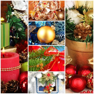 kolaj süslemeleri ve Noel zamanı