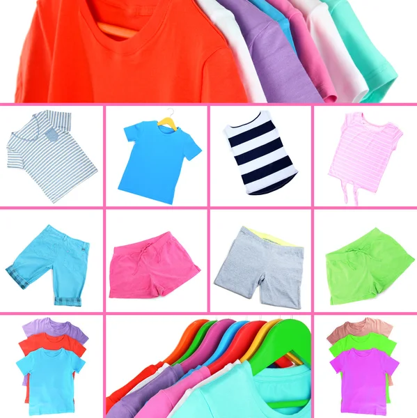 Collage de vêtements de sport — Photo