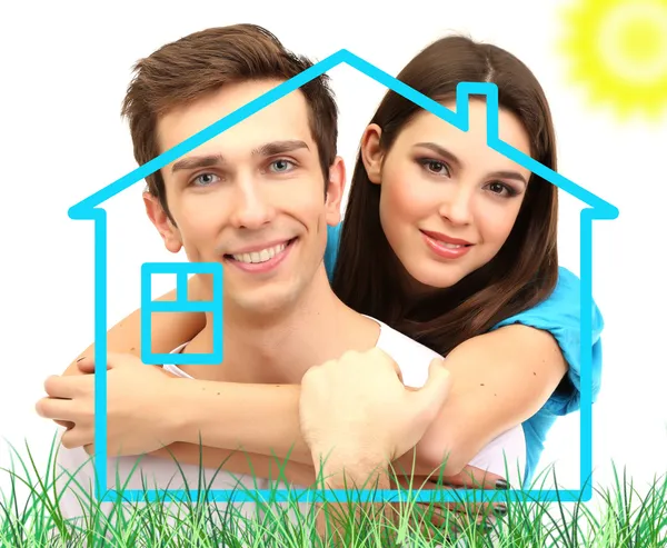 Home, real estate and family concept — Stock Photo, Image