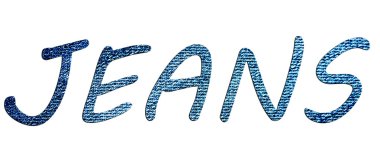 yazıt jeans kot arka plan üzerinde