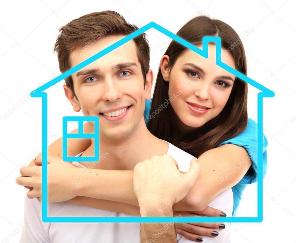 Home, real estate and family concept