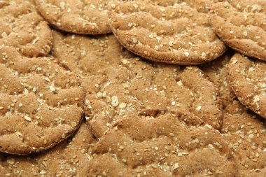 lezzetli crispbread, close up