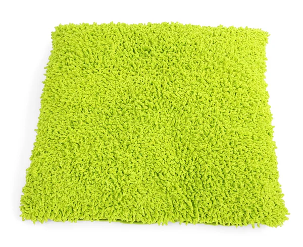 Grön kudde isolerad på vit — Stockfoto