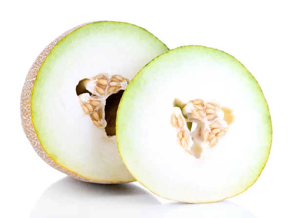 Mogen melon isolerad på vit — Stockfoto