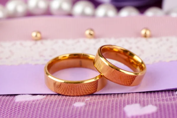 Conceptual photo: wedding in violet color style — Stock Photo, Image