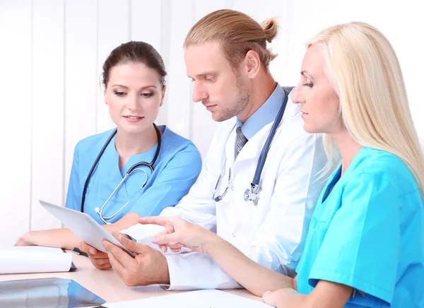 Medical team during meeting in office Royalty Free Stock Images