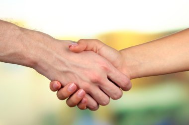 karşılıklı parlak zemin üzerine