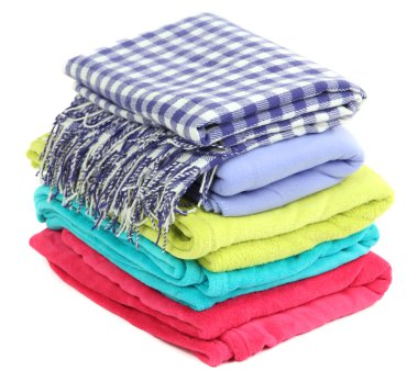 beyaz izole renkli kareli