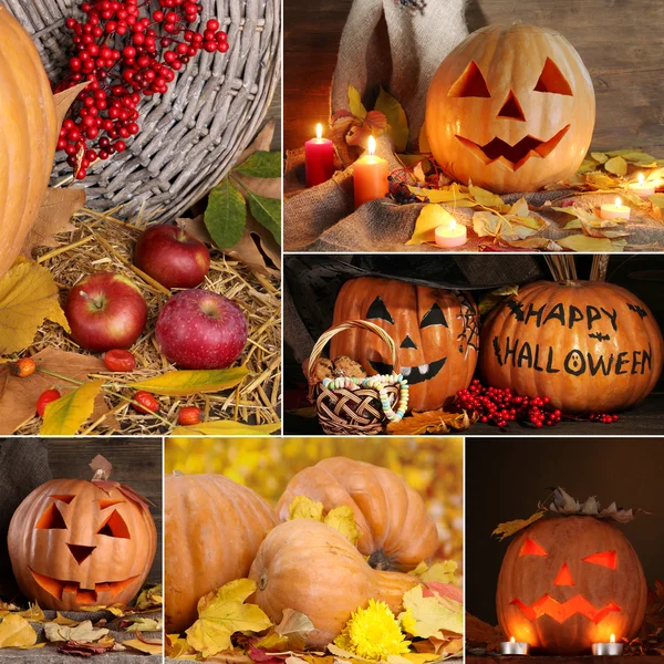 Collage of Halloween — Stock Photo, Image