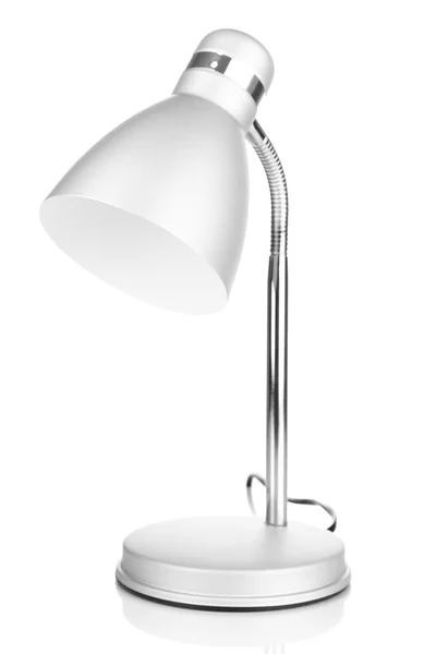 Lampe de table isolée sur blanc — Photo