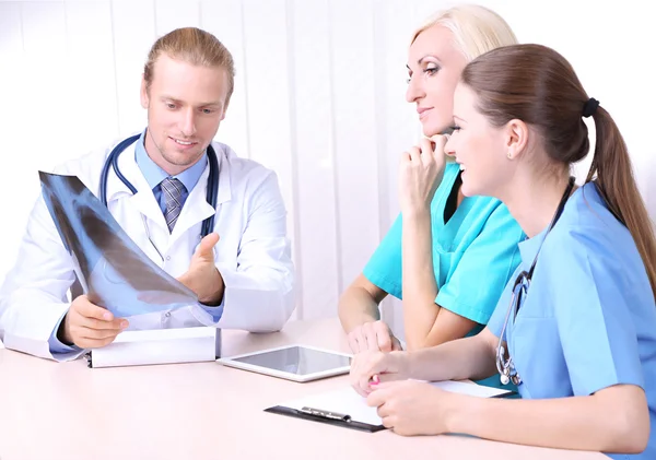 Medical team during meeting in office — Stock Photo, Image