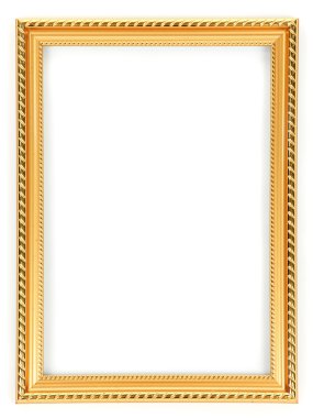 Altın Çerçeve, beyaz izole