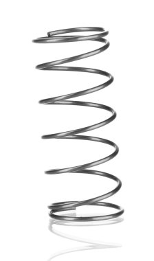 coil bahar beyaz izole
