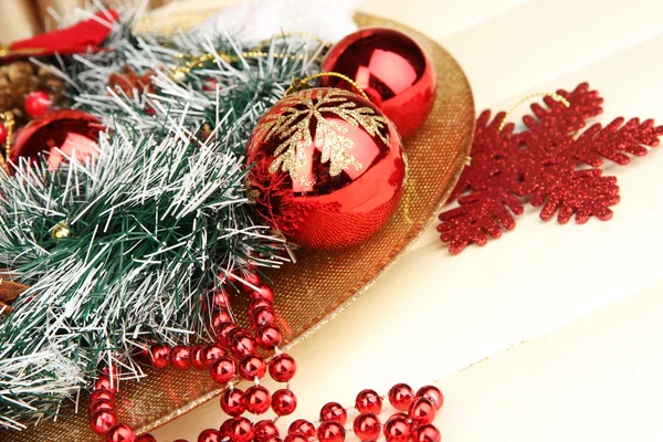 Christmas decorations close up — Stock Photo, Image