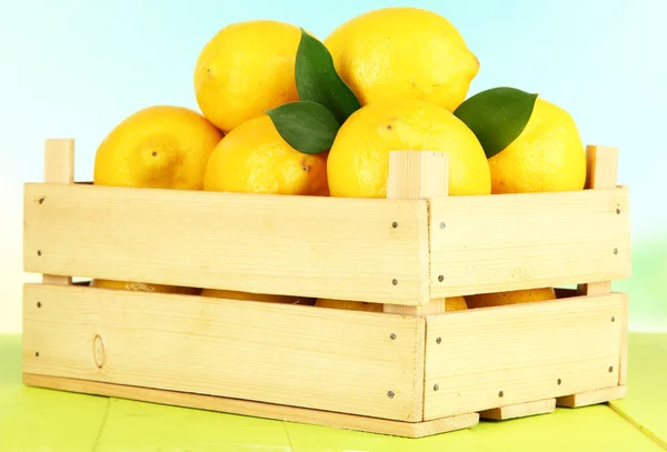 Ripe lemons isolated on white — Stock Photo, Image