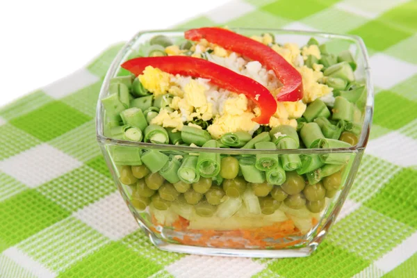 Velsmagende salat med friske grøntsager - Stock-foto