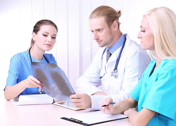 Medical team during meeting in office — Stock Photo, Image