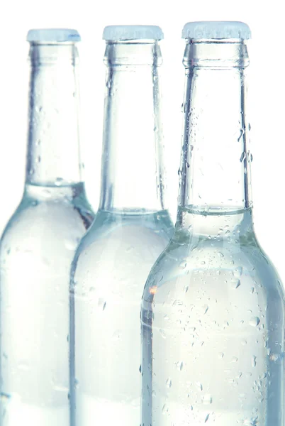 Fehér alapon izolált vizes palackok — Stock Fotó