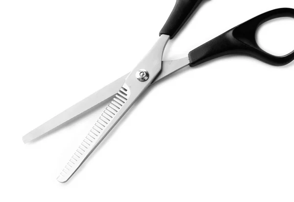 Парикмахерские ножницы, изолированные на белом — стоковое фото
