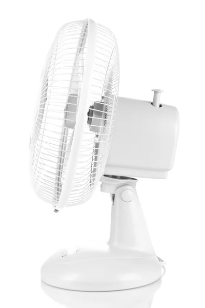 Elektrický ventilátor izolovaných na bílém — Stock fotografie
