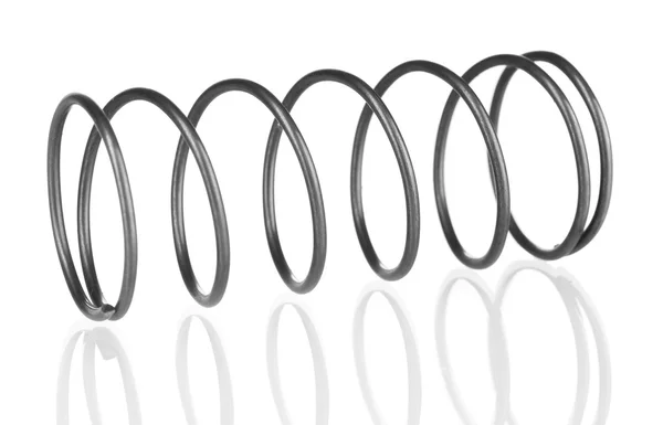 Coil spring isolated on white — Stock Photo, Image