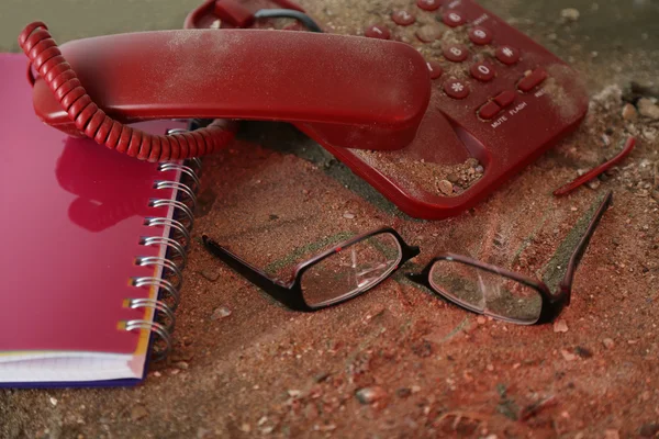 Aftermath of earthquake — Stock Photo, Image