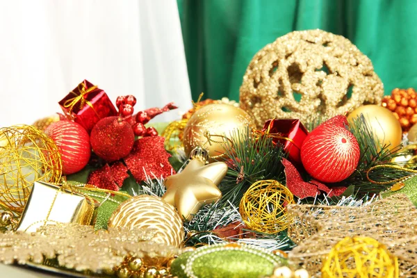 Christmas decorations close up — Stock Photo, Image