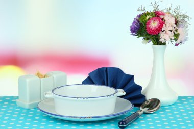 Kahvaltı için güzel Tablo ayarı