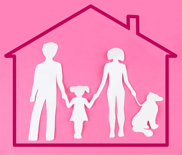 Wohn-, Immobilien- und Familienkonzept — Stockfoto