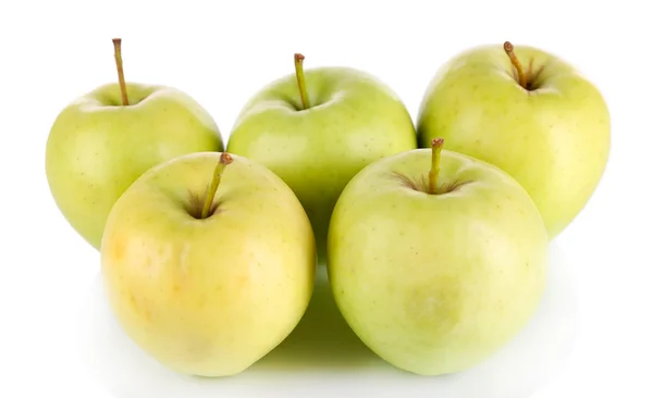 Manzanas jugosas aisladas en blanco — Foto de Stock