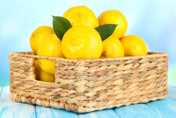 Ripe lemons isolated on white — Stock Photo, Image