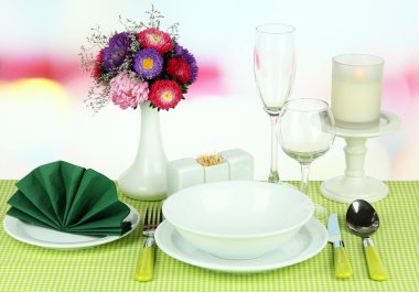 Kahvaltı için güzel Tablo ayarı