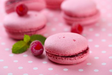 üzerinde tablo yakın çekim yumuşak macaroons