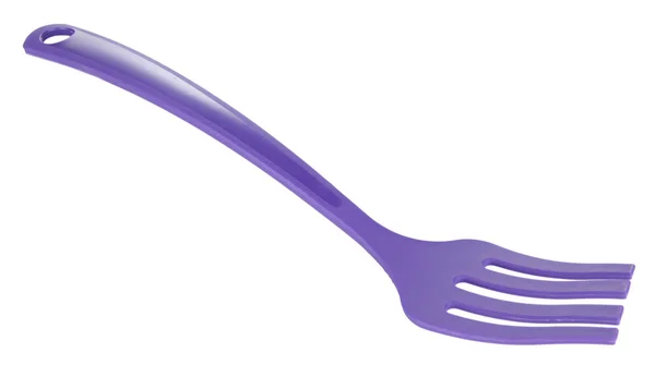 Plastic kitchen utensil isolated on white — Stock Photo, Image