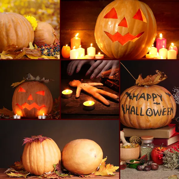 Colagem de Halloween — Fotografia de Stock