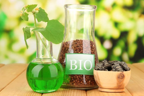 Conceptual photo of bio fuel. On bright background — Stock Photo, Image