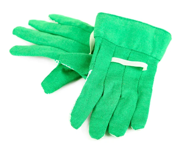 Gloves for work isolated on white — Stock Photo, Image