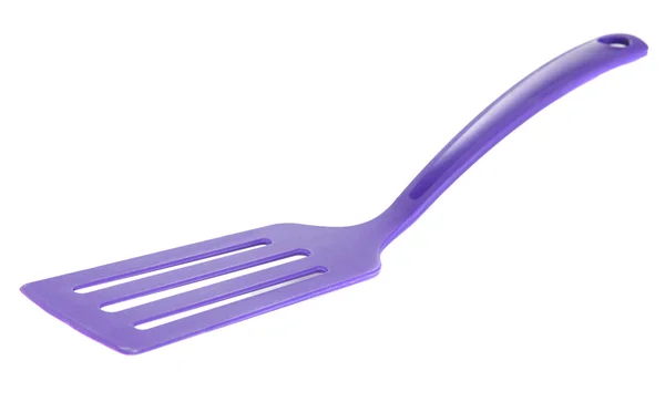 Plastic kitchen spatula isolated on white — Stock Photo, Image