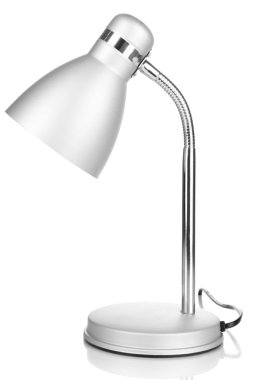 Masa lambası beyaz üzerine izole