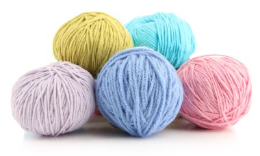 çok renkli clews üzerinde beyaz izole