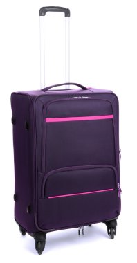 Bavul beyaz üzerine izole