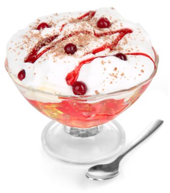 smakelijke gelei geïsoleerd op wit