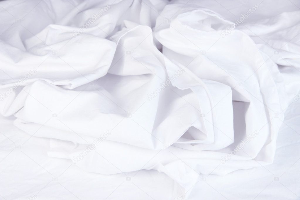 Close up of bedding sheets — Stock Photo © belchonock 32685579