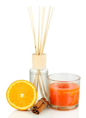 aromatik beyaz izole meyveli koku ile ev için sopa