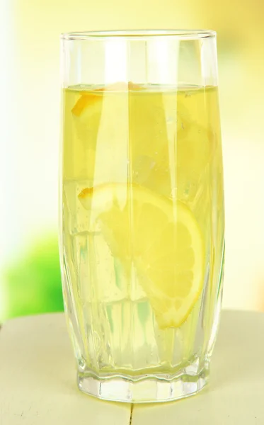 Delicious lemonade on table on light background — Stock Photo, Image