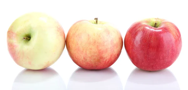 Manzanas dulces aisladas en blanco —  Fotos de Stock