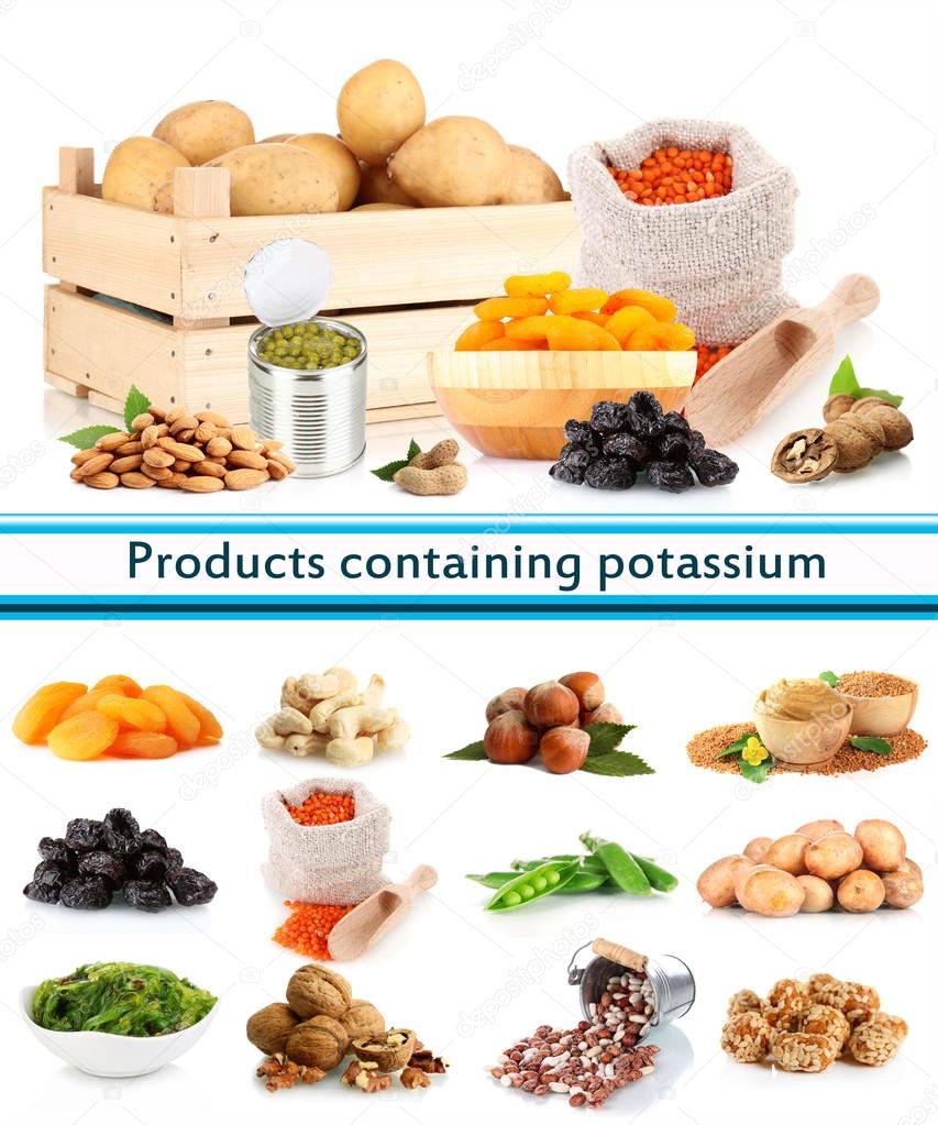 Products containing potassium Stock Photo by ©belchonock 32848283